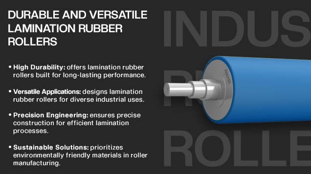 Lamination rubber roller Manufacturer